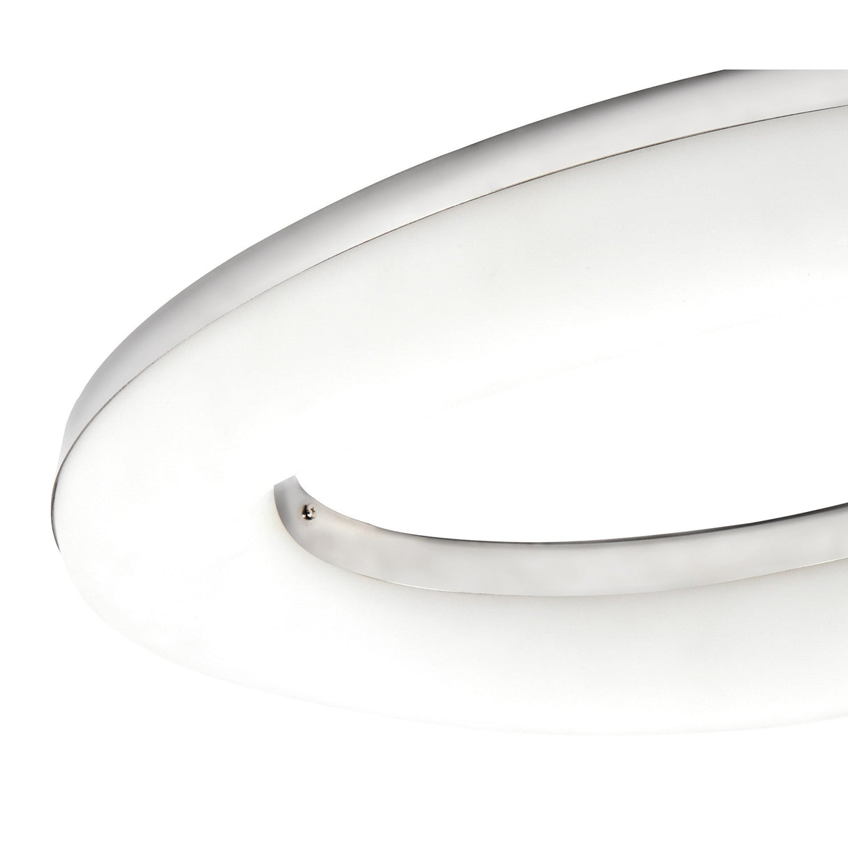 Oakley LED Flush Ceiling Light 40W 3000K - Polished Chrome