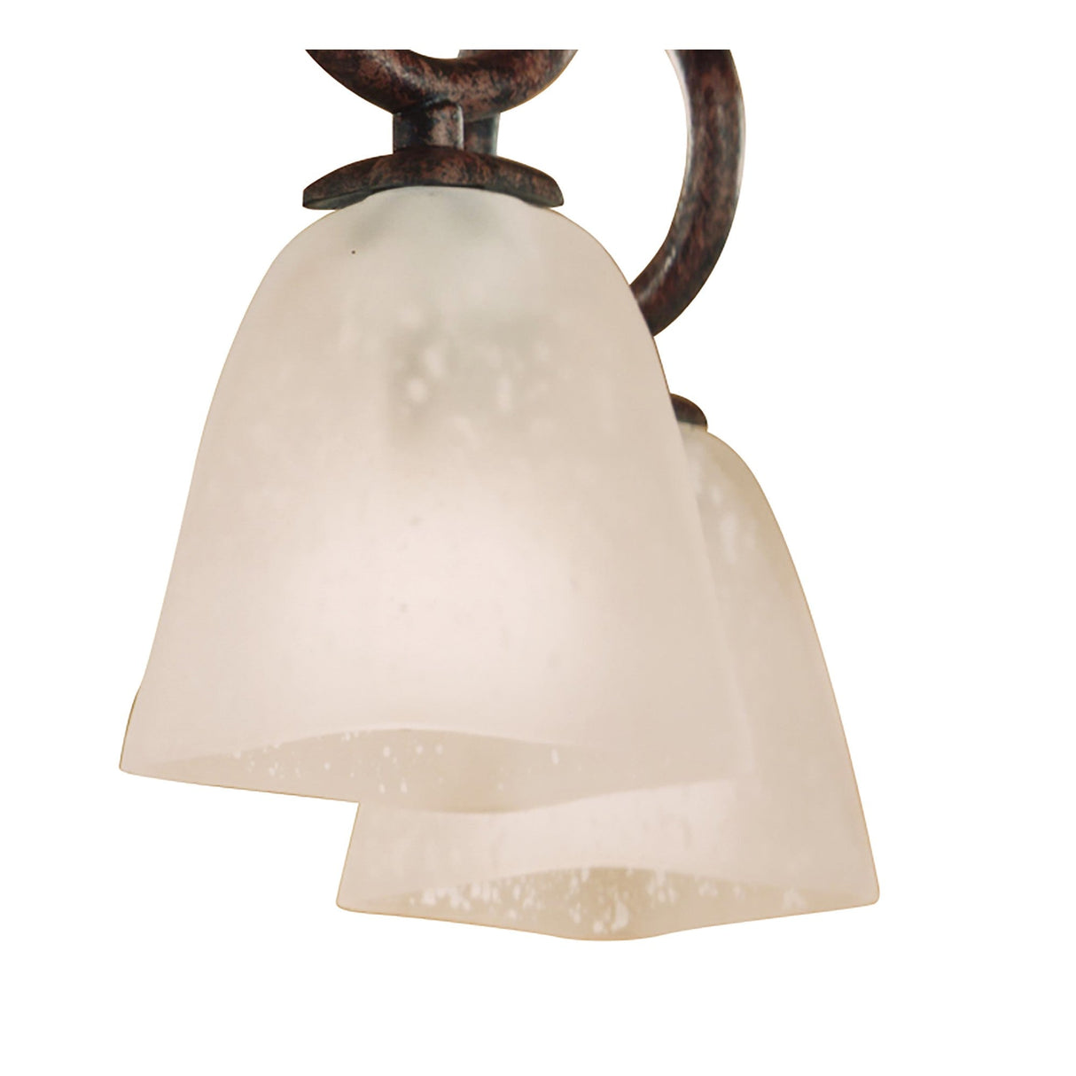 Oberture 4 Light Semi-Flush Ceiling Light - Brown/Black Oxide