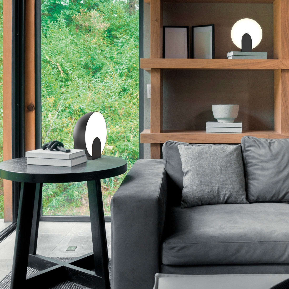 Oculo LED Large Table Lamp 12W 3000K - Black