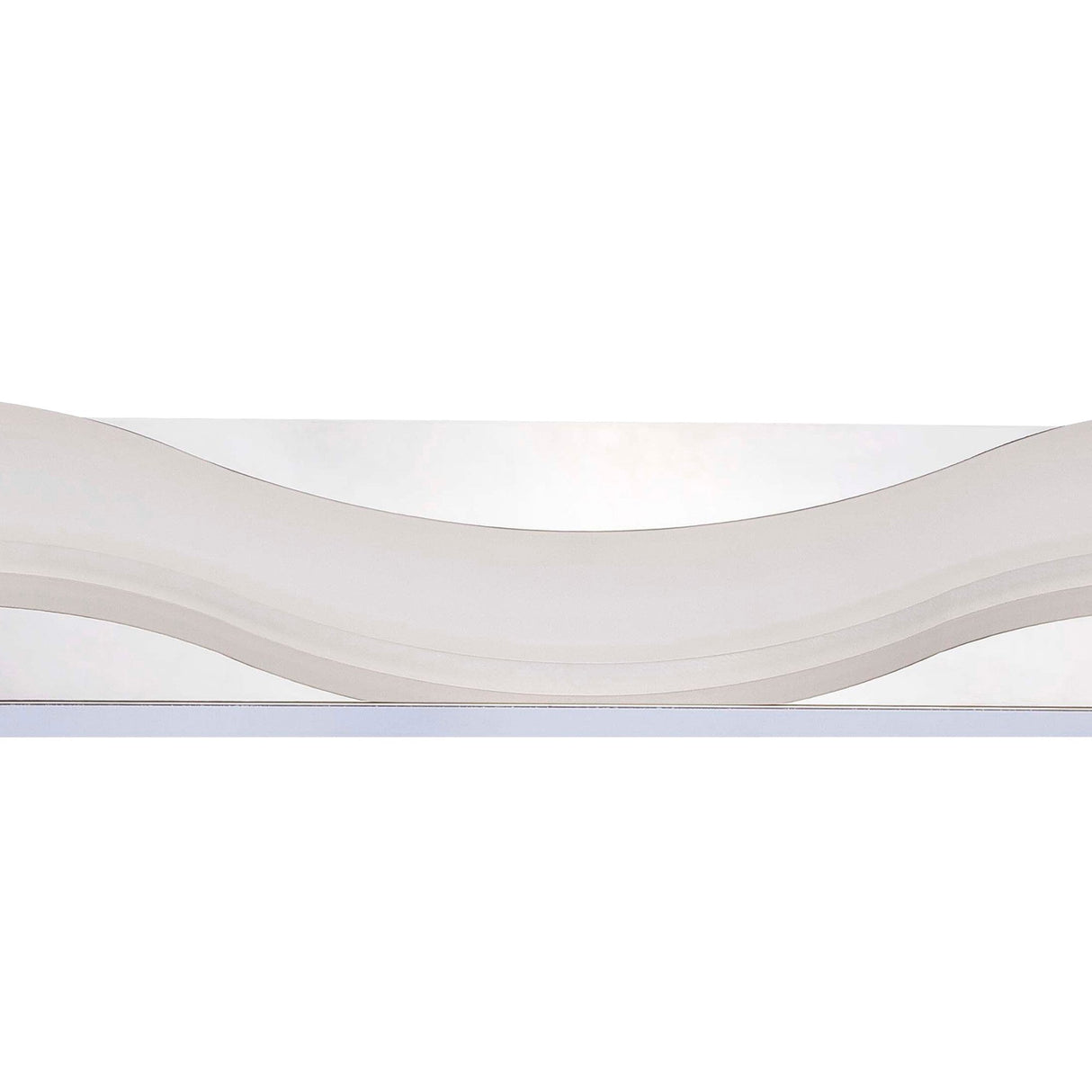 Ola Large LED Bathroom Wall Light – Polished Chrome & Frosted White