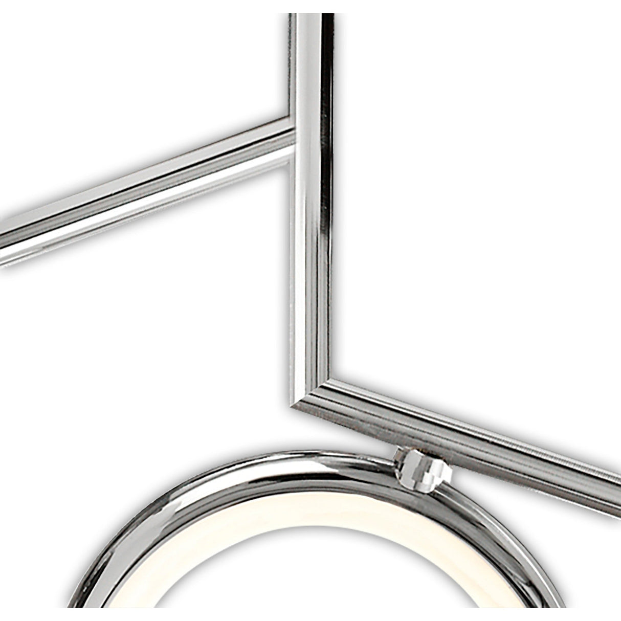 Olimpia LED Semi-Flush Ceiling Light 42W 3000K - Chrome