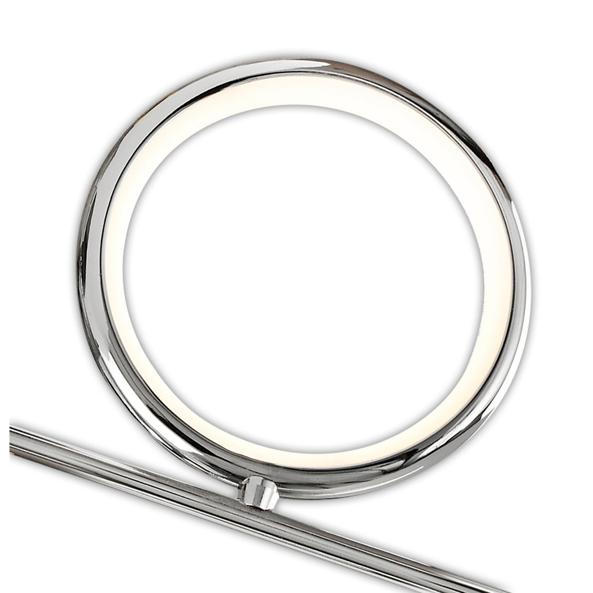 Olimpia LED Semi-Flush Ceiling Light 42W 3000K - Chrome