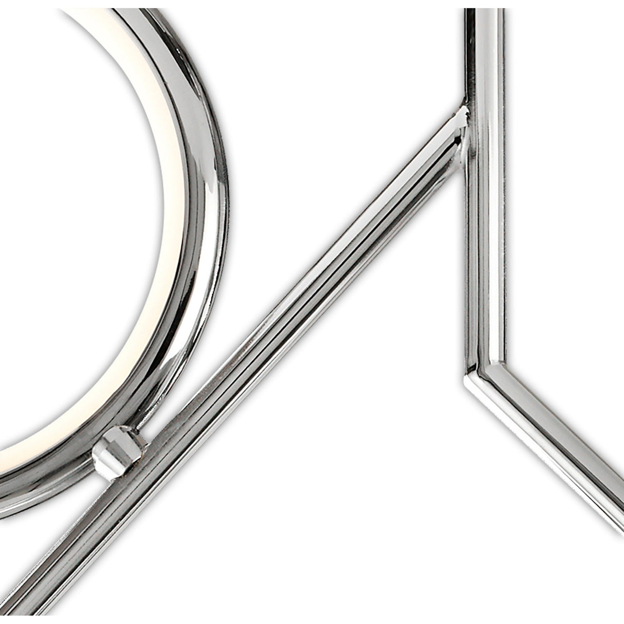 Olimpia LED Semi-Flush Ceiling Light 36W 3000K - Chrome