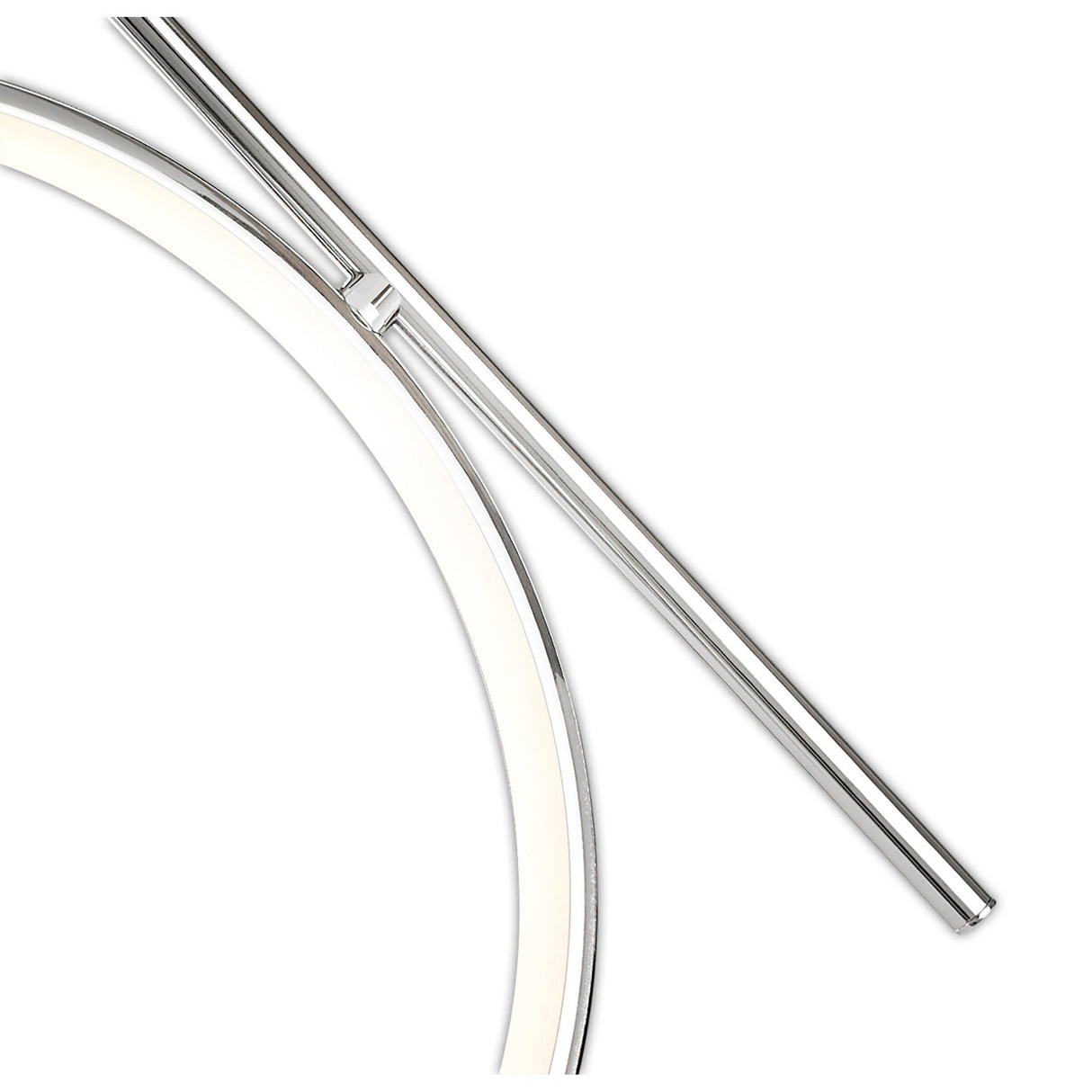 Olimpia LED Semi-Flush Ceiling Light 25W 3000K - Chrome