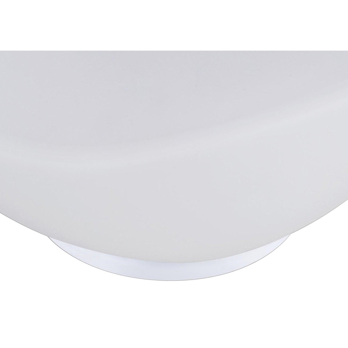 Opal 1 Light Frosted Glass Table Lamp - White