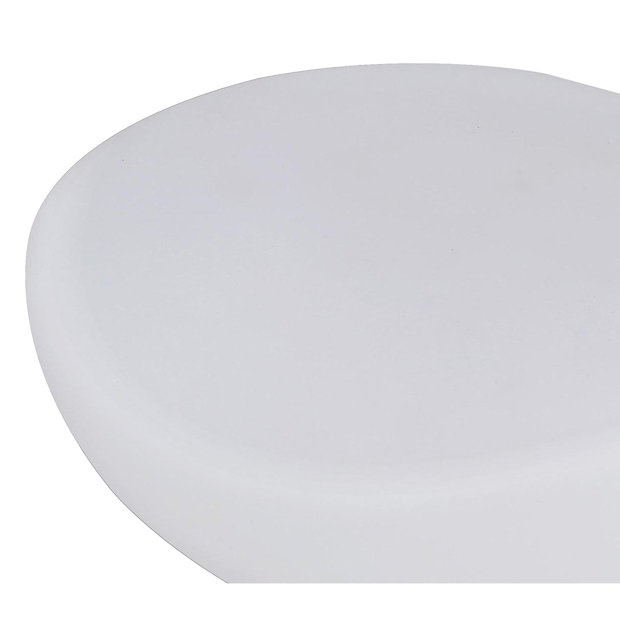 Opal 1 Light Frosted Glass Table Lamp - White