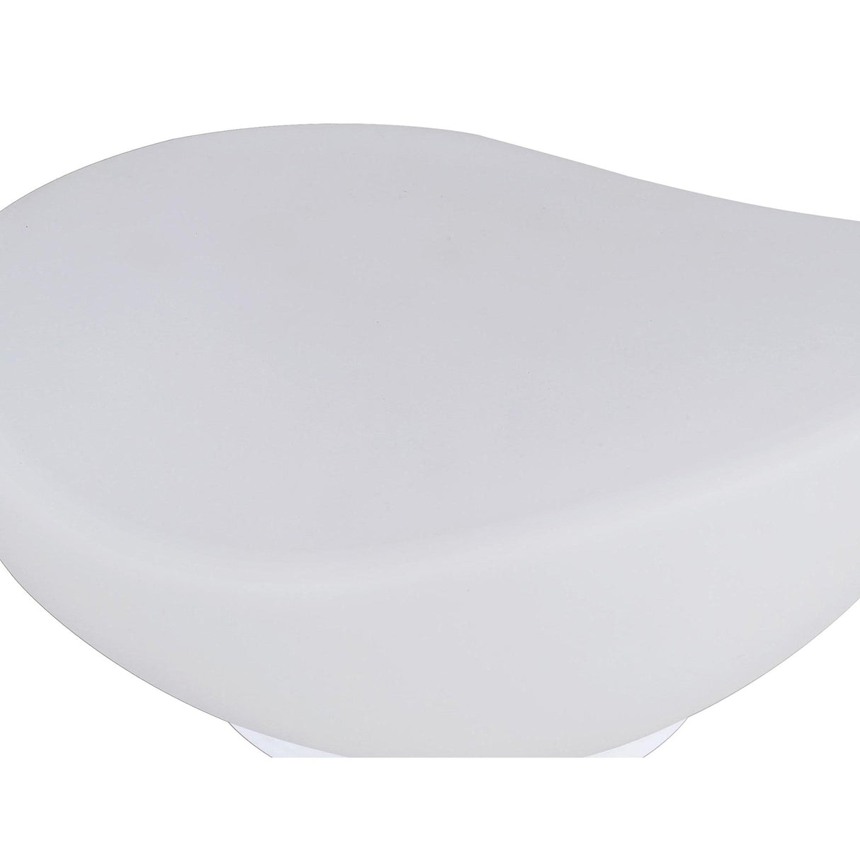 Opal 1 Light Frosted Glass Table Lamp - White