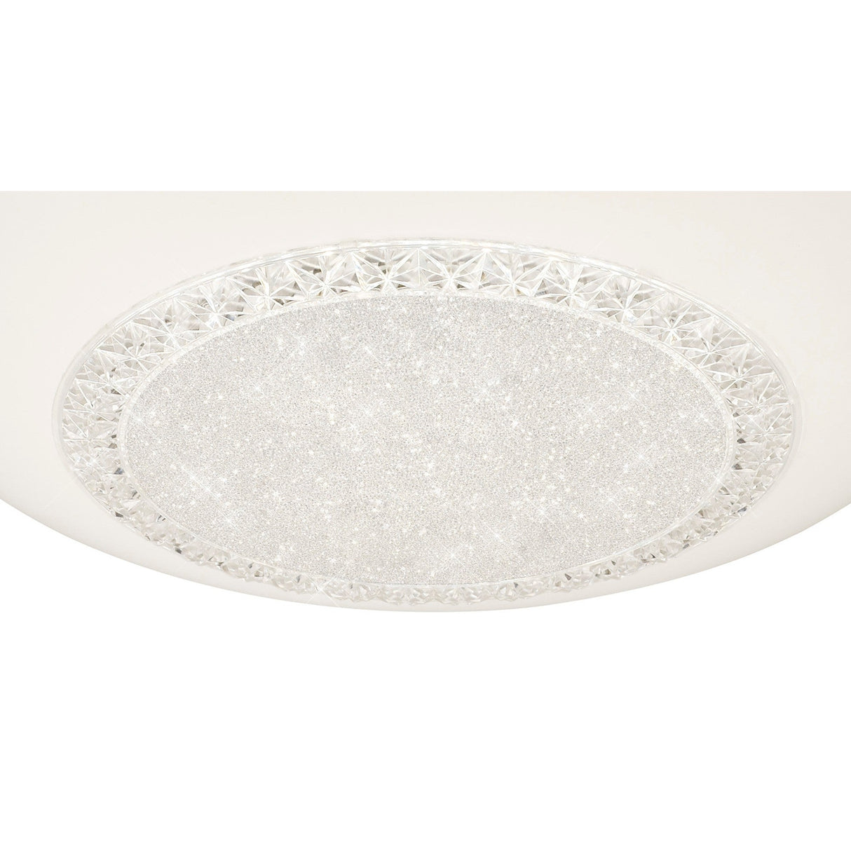 Opera Small CCT Dimmable LED Flush Ceiling Light With Remote Control - White