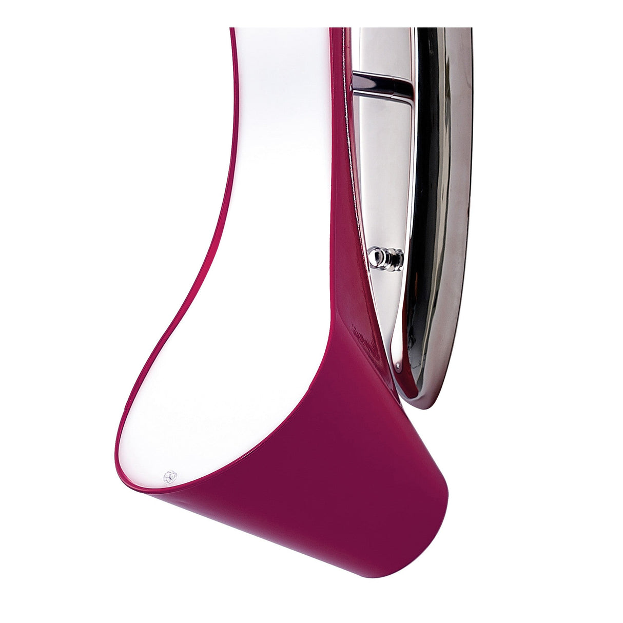 Ora 2 Light Wall Light - Gloss Purple & Chrome