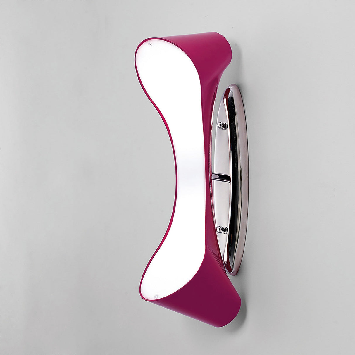Ora 2 Light Wall Light - Gloss Purple & Chrome
