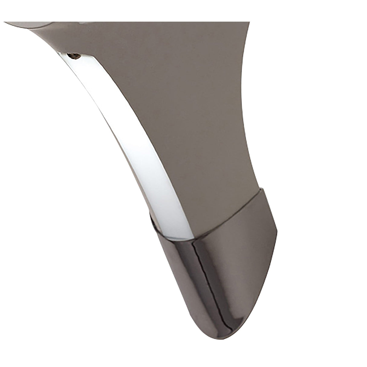 Ora 1 Light Wall Light - Gloss White & Chrome