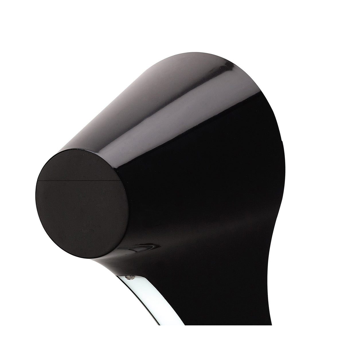 Ora 1 Light Wall Light - Gloss Black & Chrome