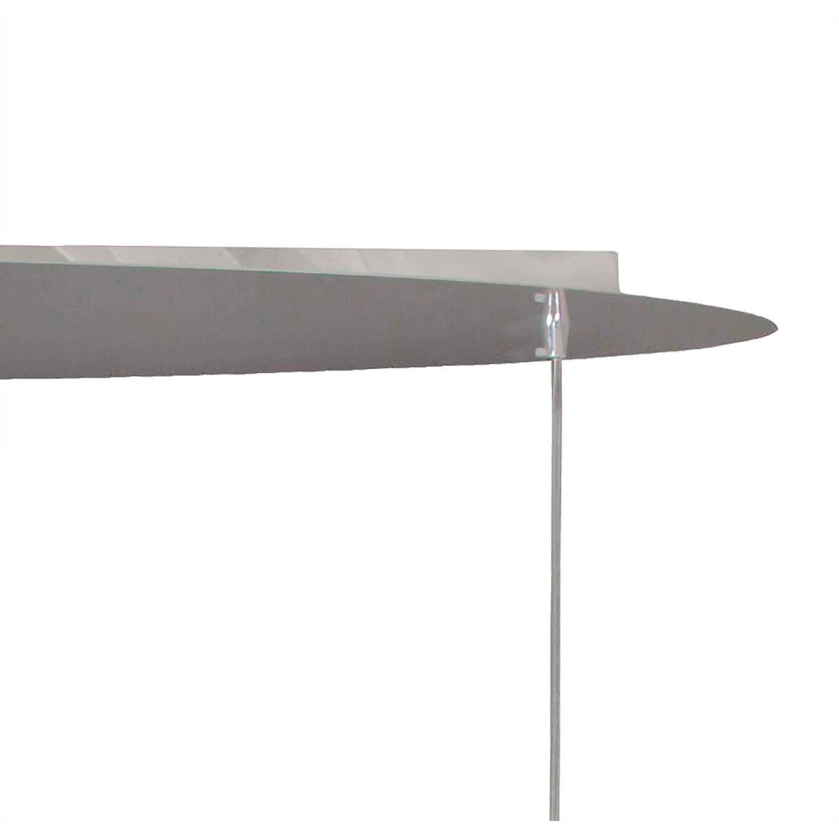 Organica 3 Light Bar Pendant Light - Gloss White & Polished Chrome