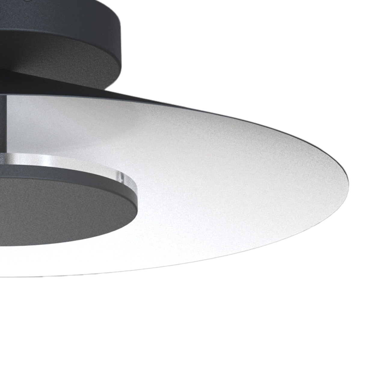 Orion LED Semi-Flush Ceiling Light 8W 3000K – White/Black