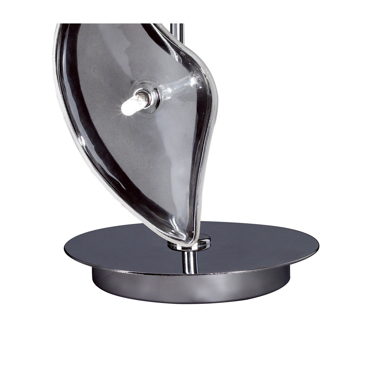 Otto 3 Light Frosted Glass Table Lamp - Polished Chrome