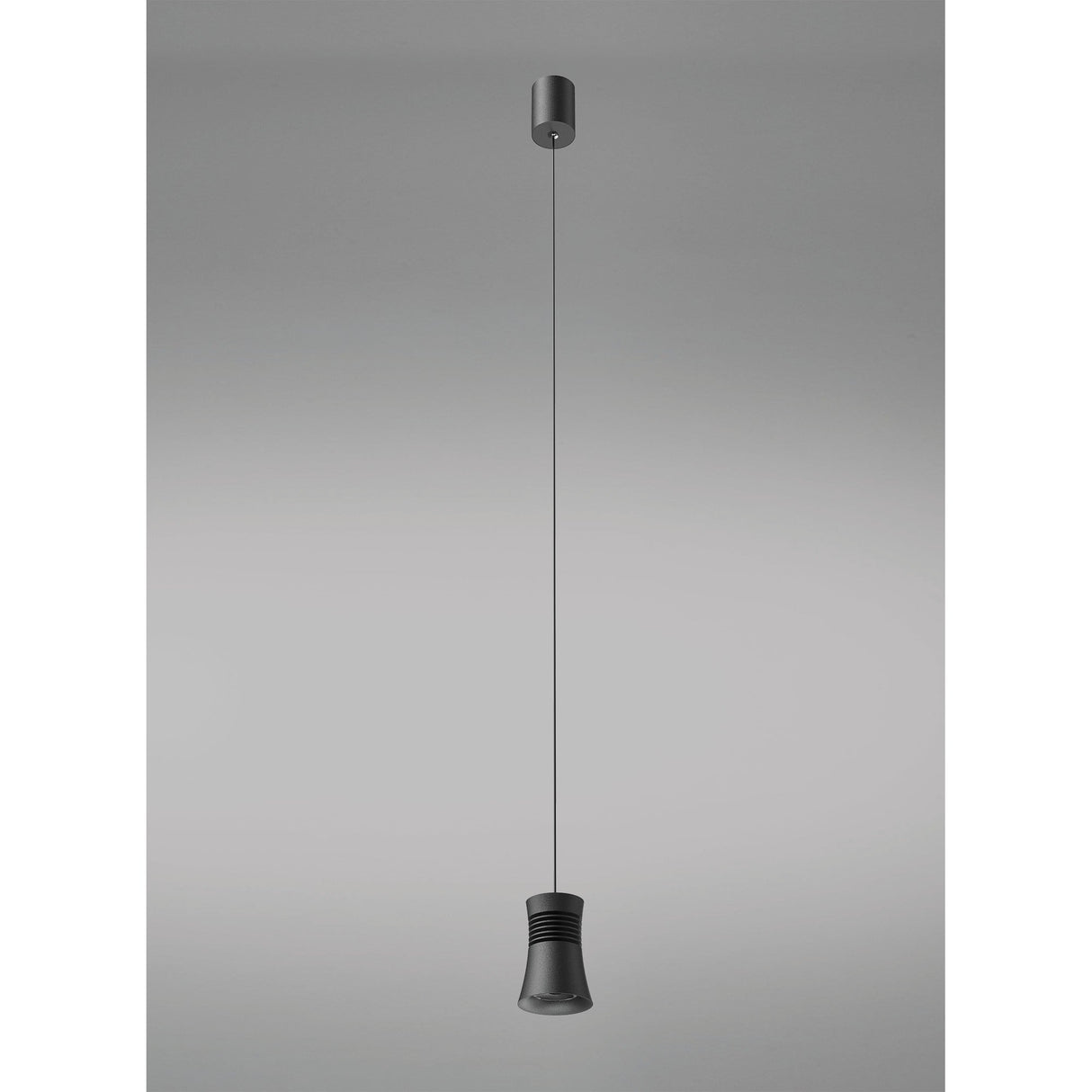 Pagoda 5.5cm LED Pendant Light 12.5W 4000K - Black