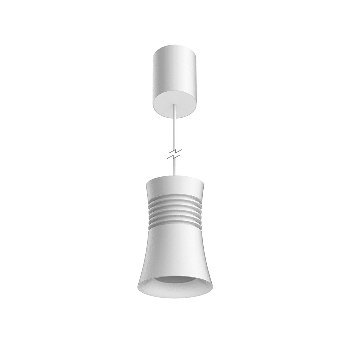 Pagoda 5.5cm 1 Light Pendant Light - White
