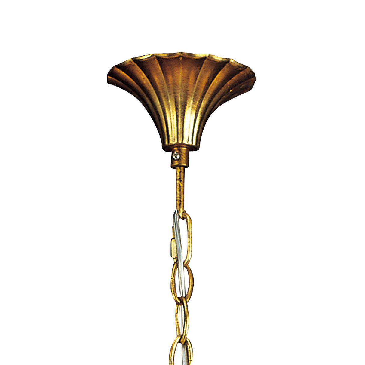 Paola Linear 2 Arm 6 Light Chandelier - Gold With Black Shades