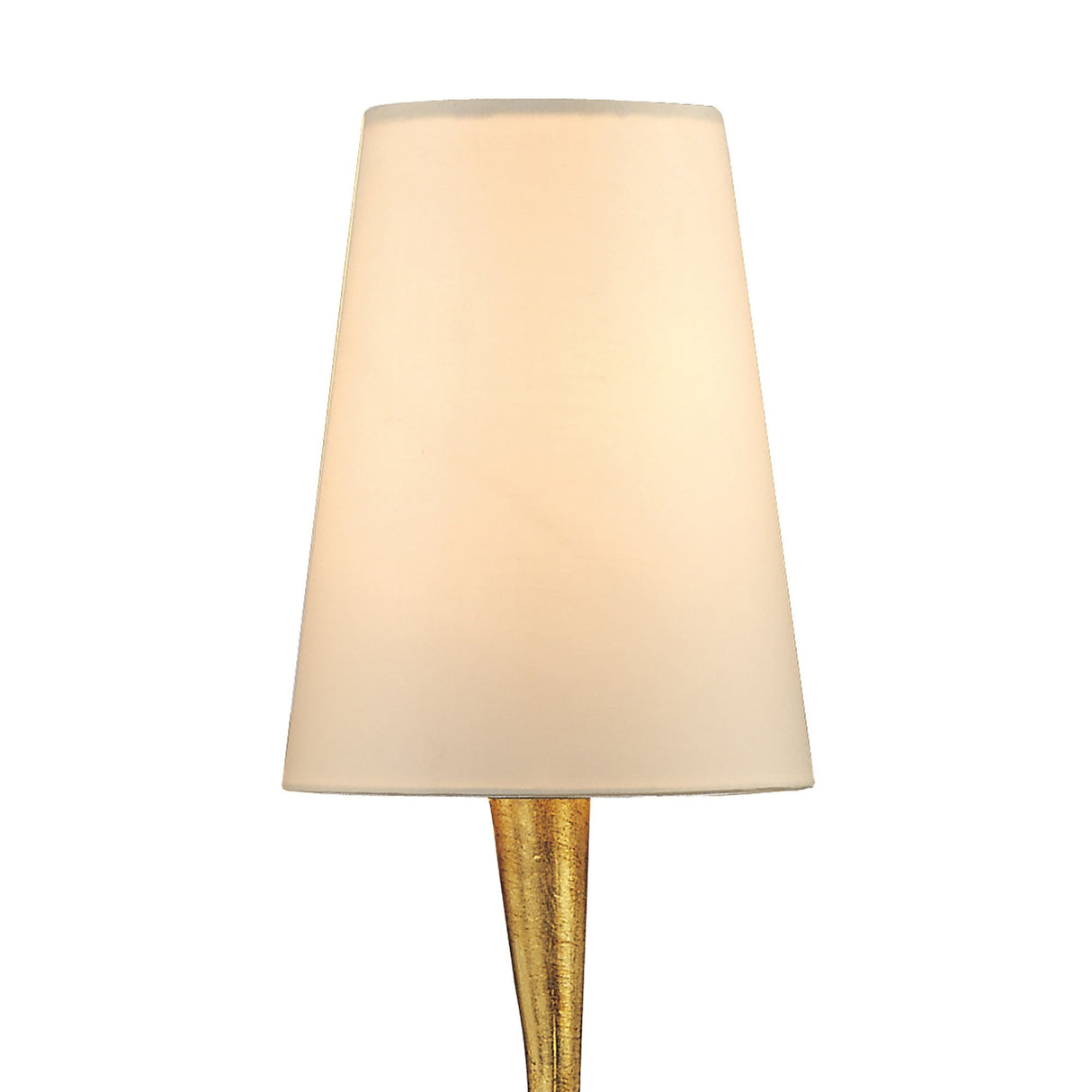Paola 1 Light Table Lamp - Gold With Cream Shade