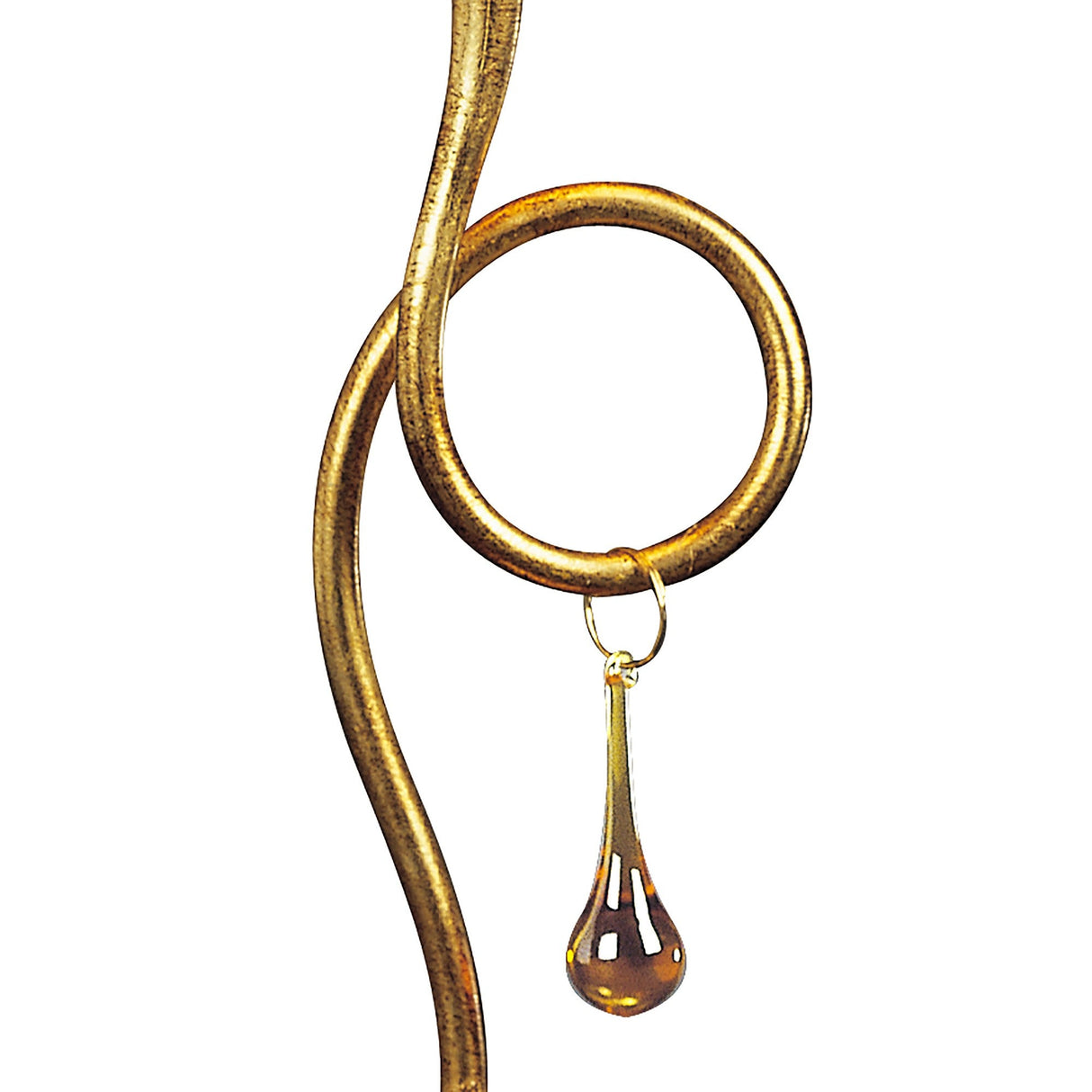 Paola 1 Light Table Lamp - Gold With Black Shade