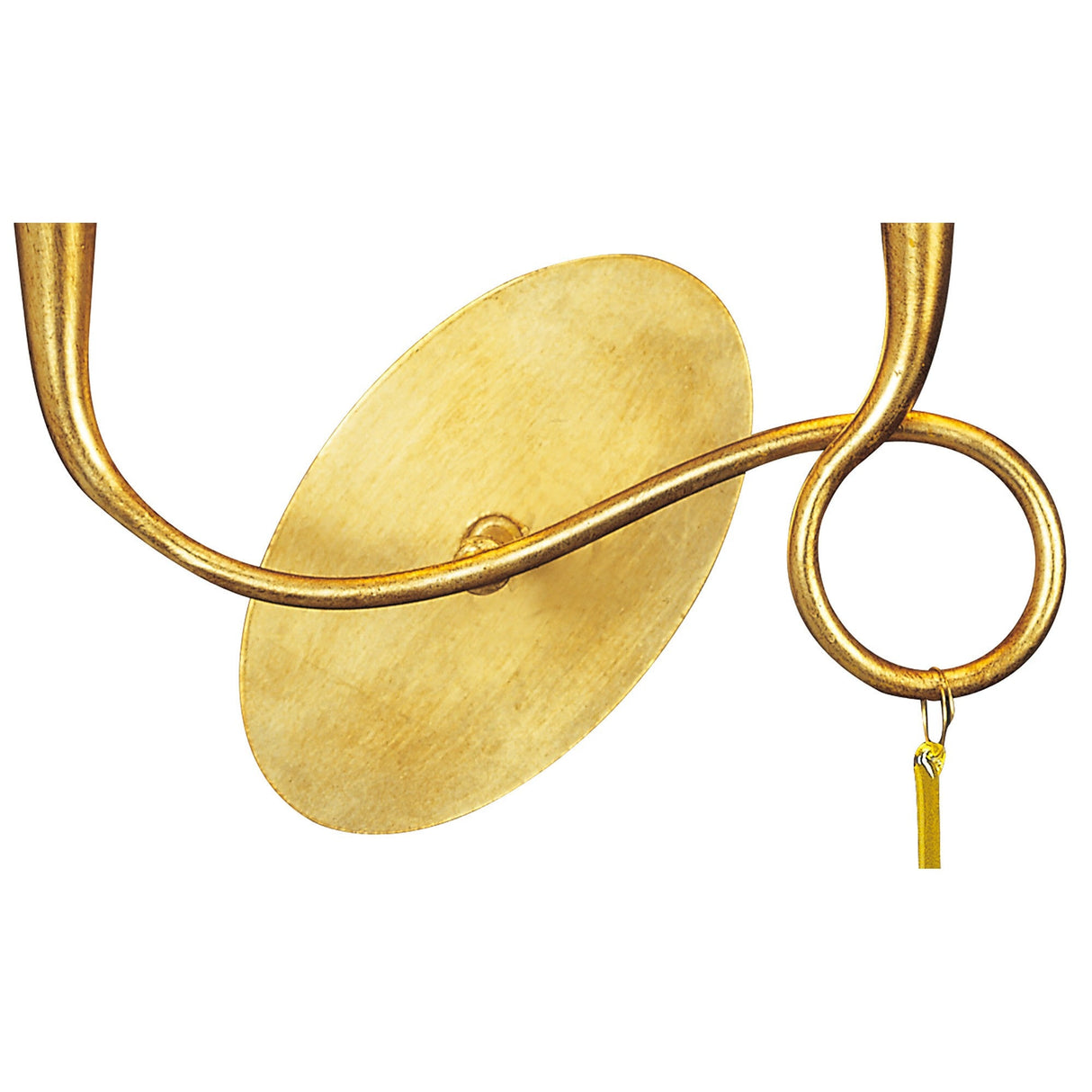 Paola 2 Light Wall Light With Switch - Gold With Cream Shades