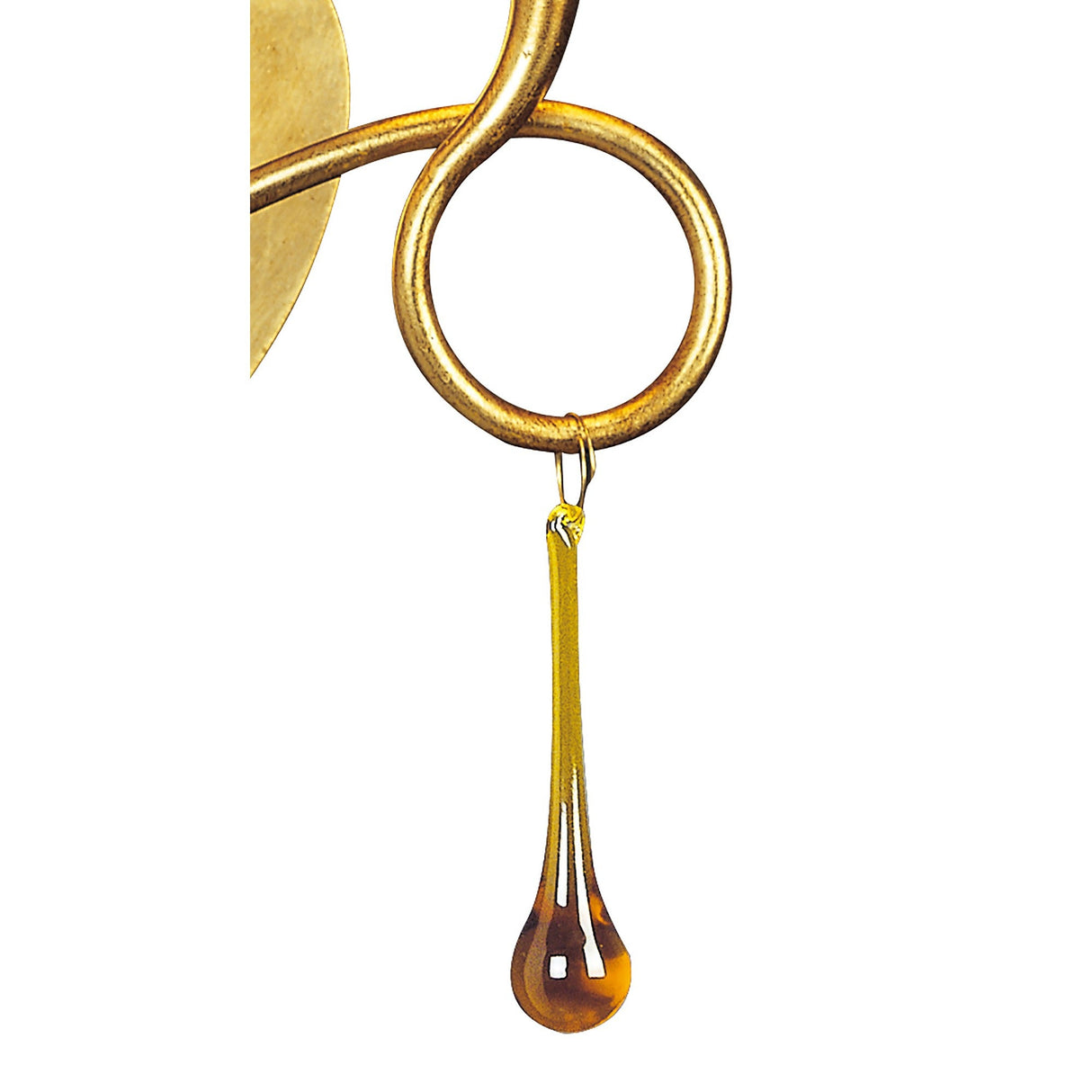 Paola 2 Light Wall Light With Switch - Gold With Cream Shades