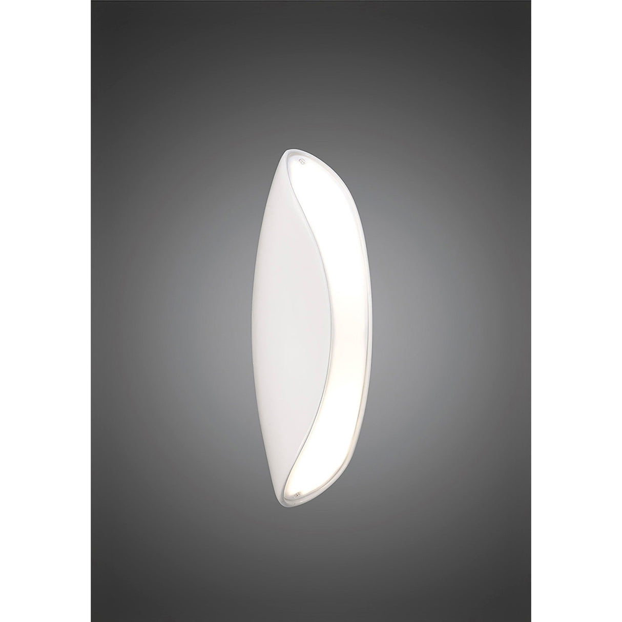 Pasion 2 Light Wall Light - Gloss White & Polished Chrome
