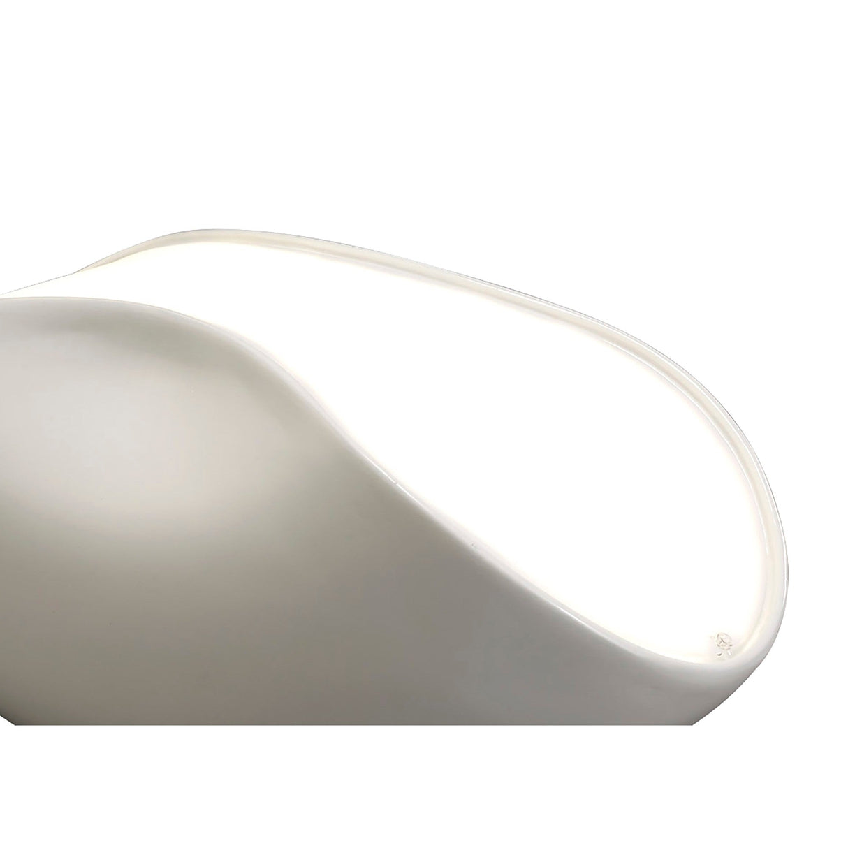 Pasion 3 Light Table Lamp - Gloss White/Polished Chrome