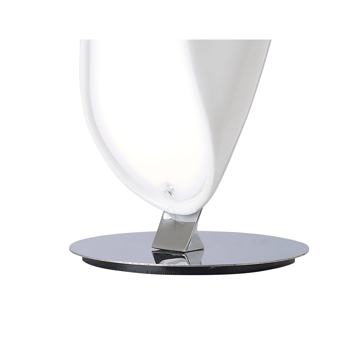 Pasion 2 Light Table Lamp - Gloss White/Polished Chrome