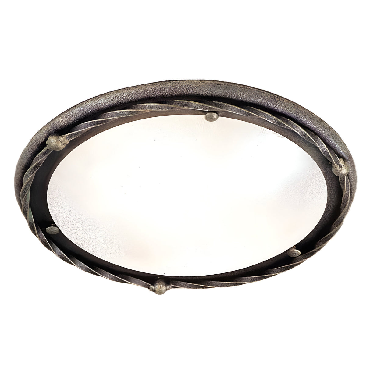 Pembroke 1 Light Flush Light Style B - Black/Gold