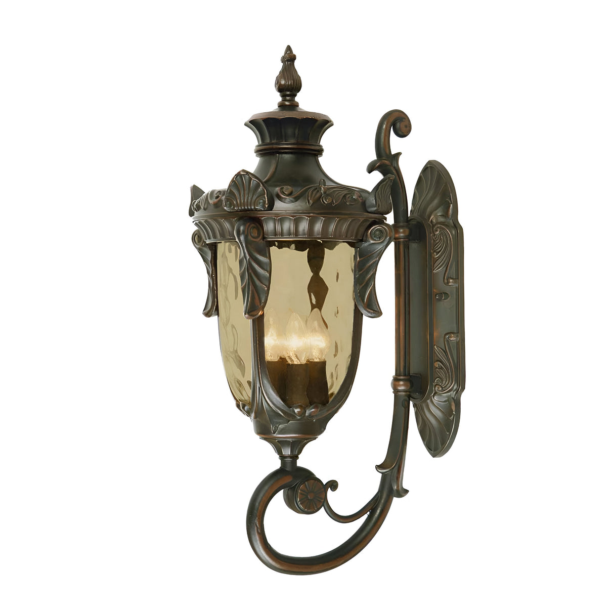 Philadelphia 3 Light Large Wall Lantern - Old Bronze