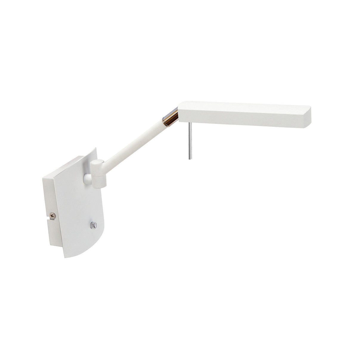 Phuket LED Wall Light 7W 3000K With Touch Dimmer - White/Chrome