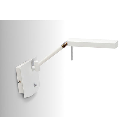 Phuket LED Wall Light 7W 3000K With Touch Dimmer - White/Chrome