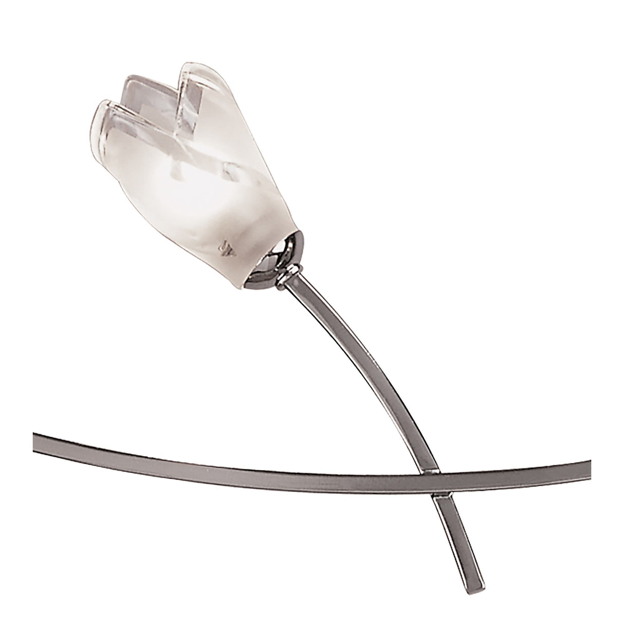 Pietra Linear 2 Arm 4 Light Chandelier - Polished Chrome