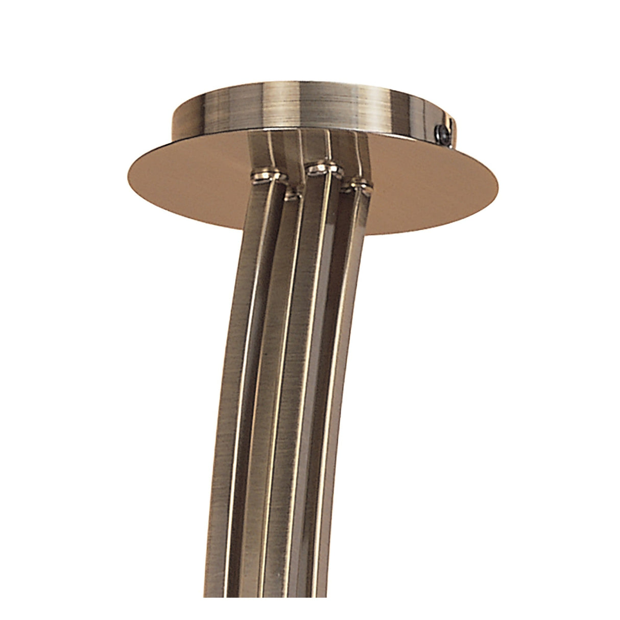 Pietra 4 Arm 8 Light Chandelier - Antique Brass