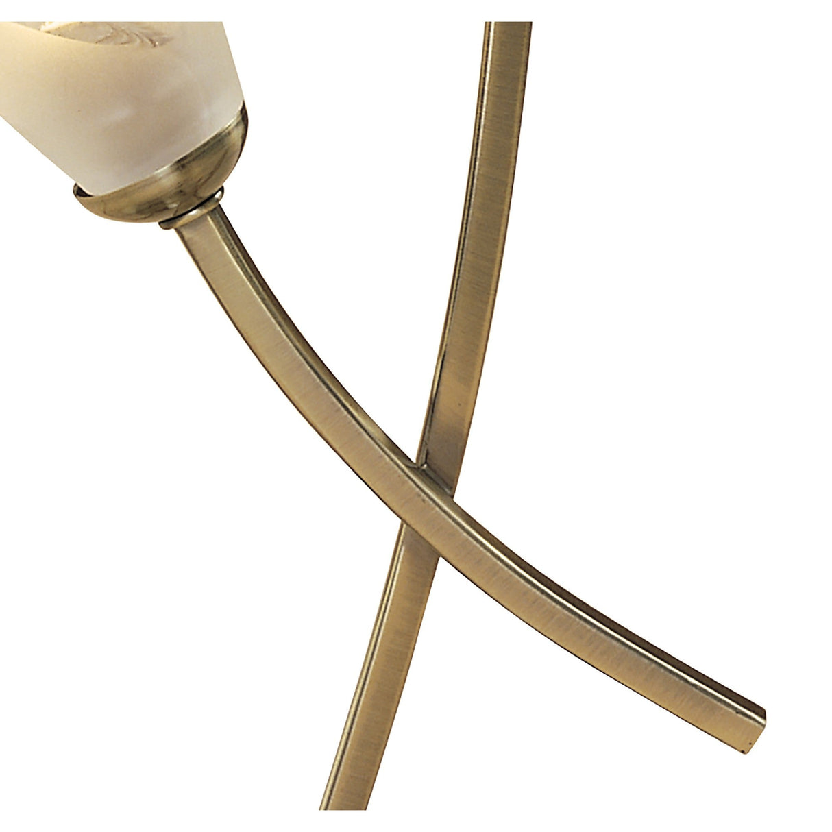 Pietra 2 Light Table Lamp - Antique Brass