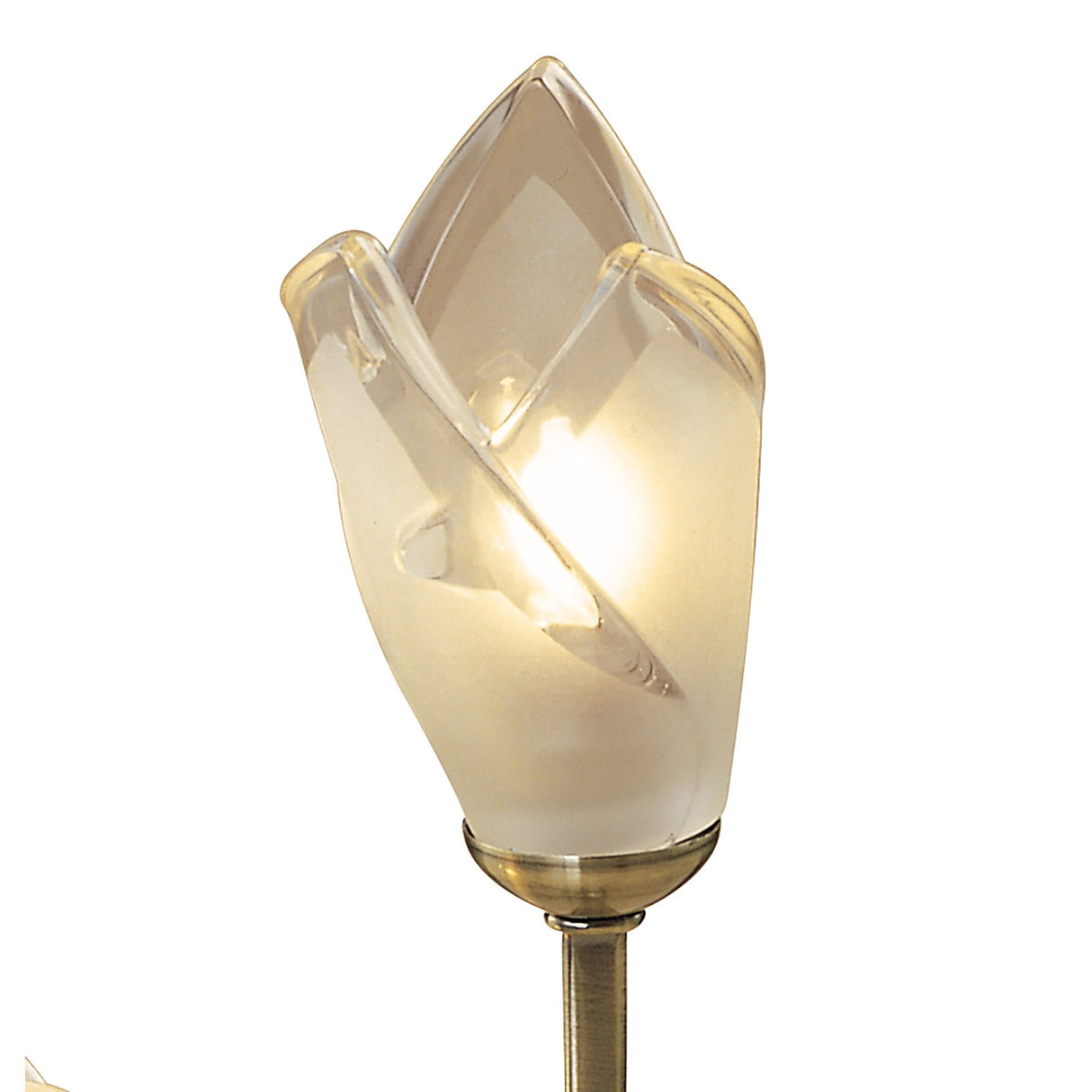 Pietra 2 Light Table Lamp - Antique Brass