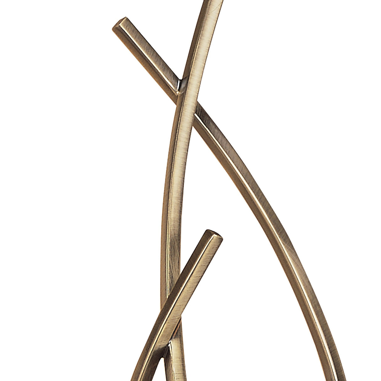 Pietra 3 Light Semi-Flush Ceiling Light – Antique Brass