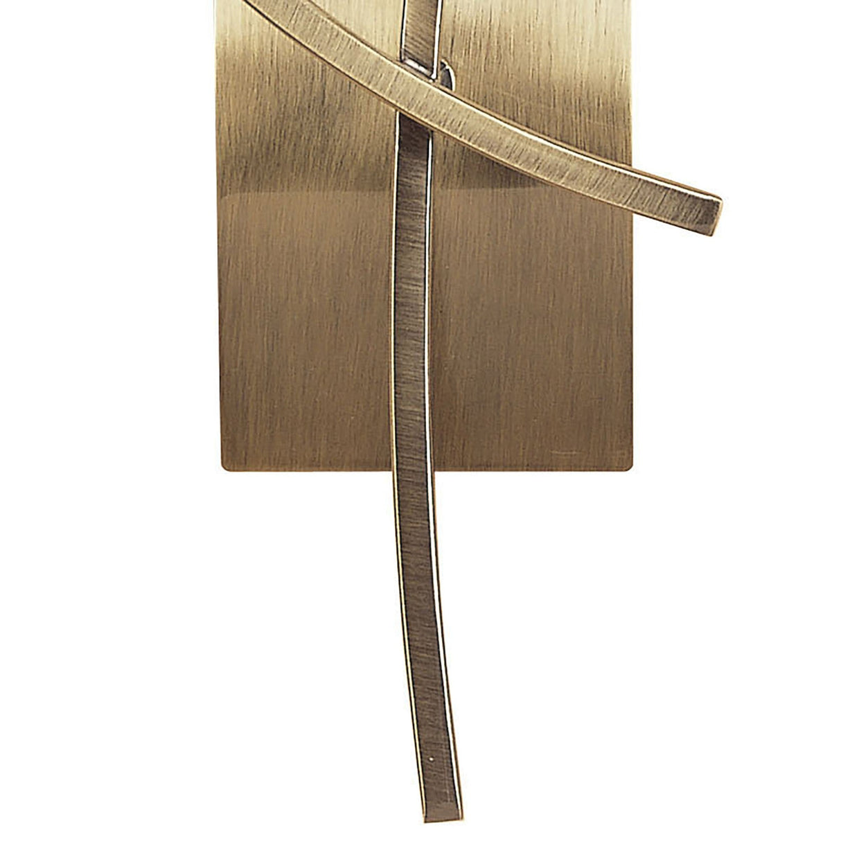 Pietra 2 Light Wall Light With Switch - Antique Brass