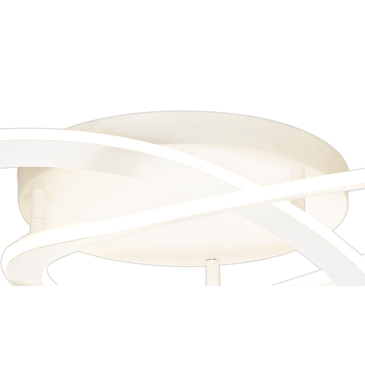 Planet LED Semi-Flush Ceiling Light 3000K 80W - White