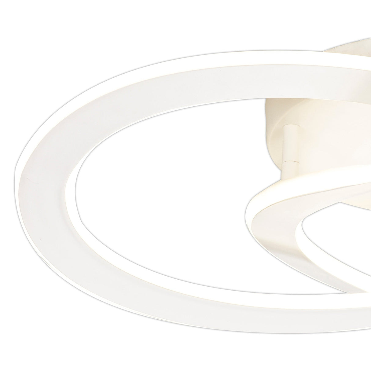 Planet LED Semi-Flush Ceiling Light 3000K 80W - White