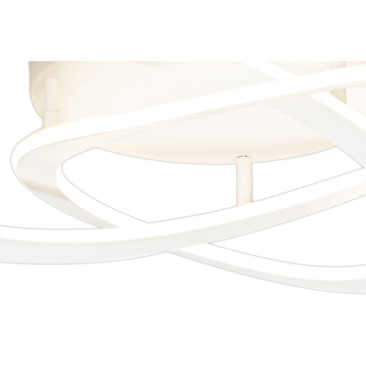 Planet LED Semi-Flush Ceiling Light 3000K 80W - White