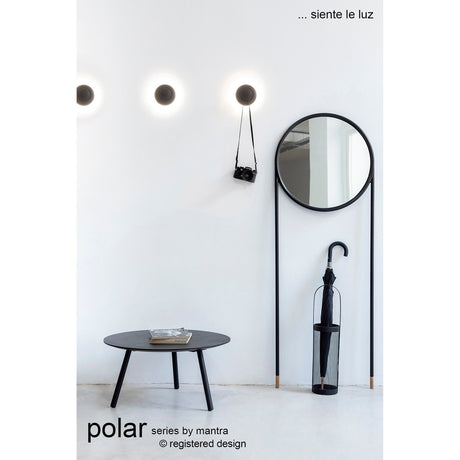 Polar Coat Rack LED Wall Light 6W 3000K - Black