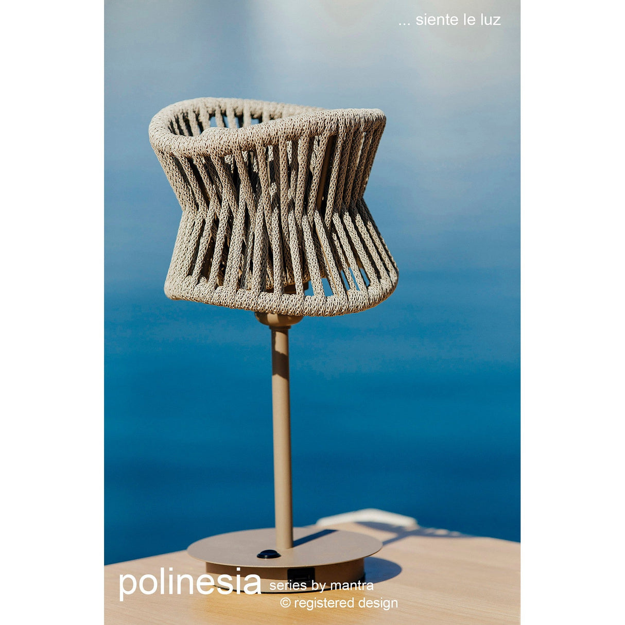 Polinesia Small 1 Light Table Lamp - Beige