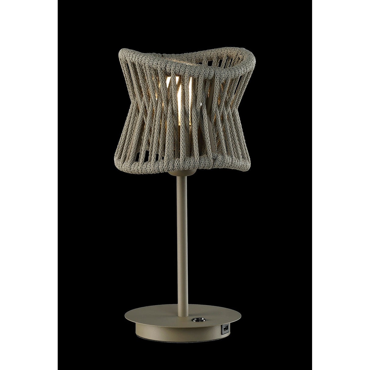 Polinesia Small 1 Light Table Lamp - Beige