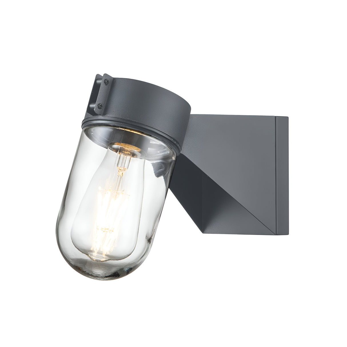 Portfino 1 Light Wall Lantern - Grey