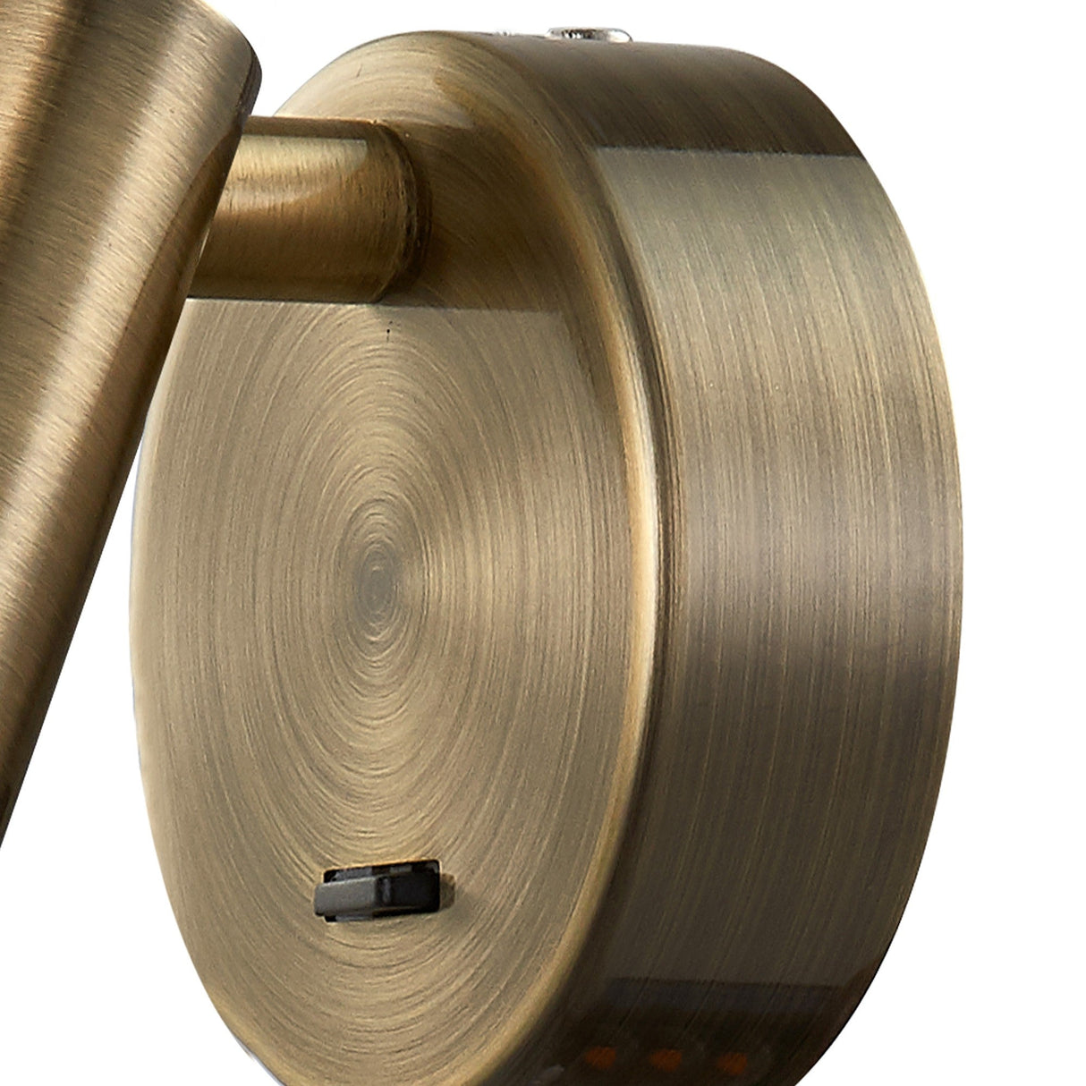 Prea LED Wall/Reading Light With Switch - Antique Brass