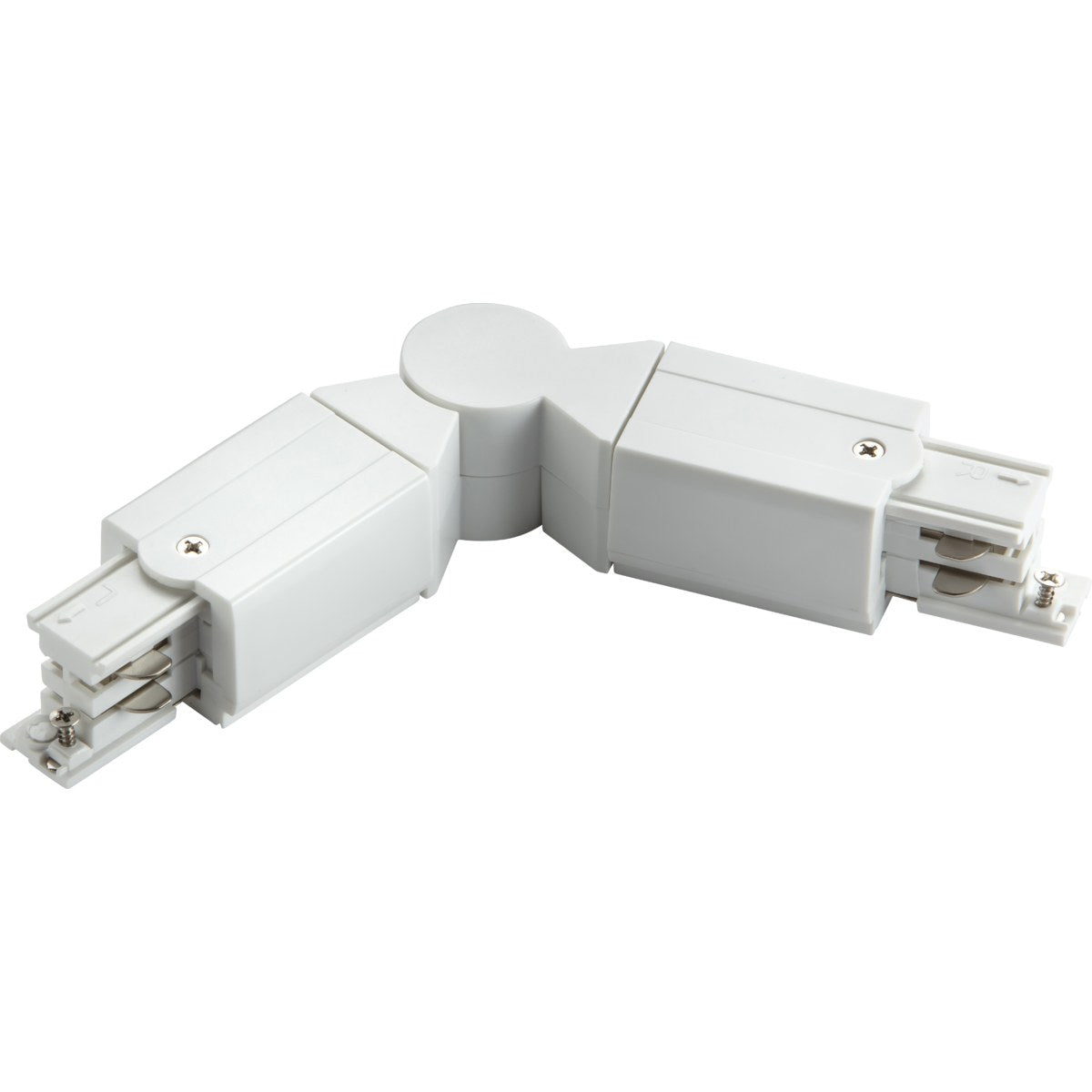 K-Line 3 Circuit Track Angle Connector - White