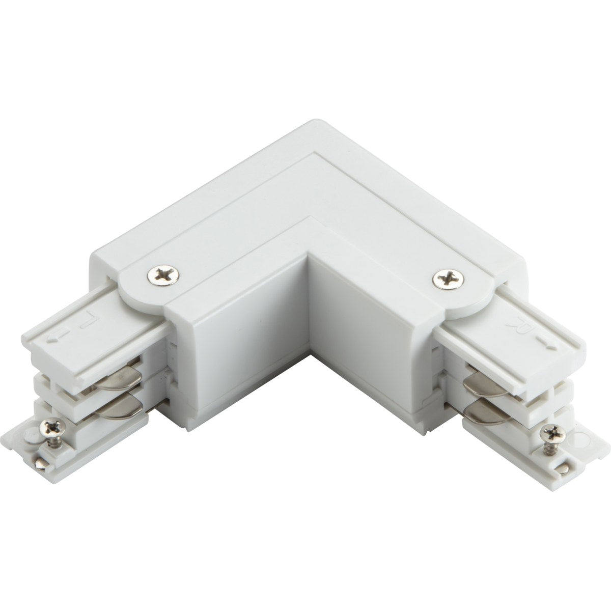 K-Line 3 Circuit Track Left L-Connector - White