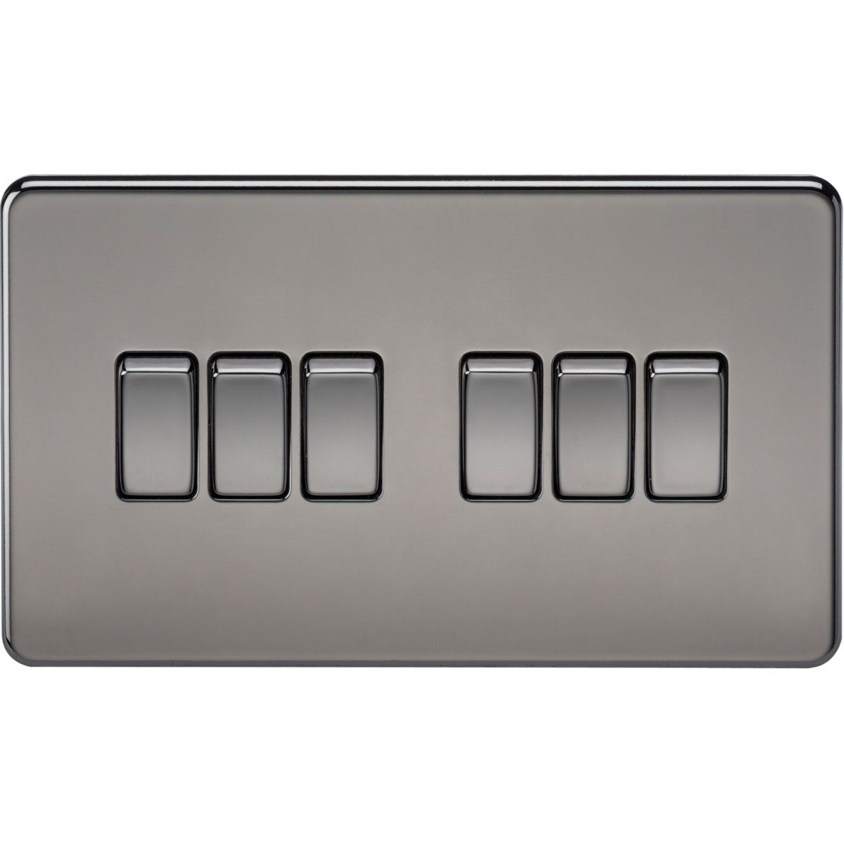 10AX 6G 2-way Switch - Black Nickel
